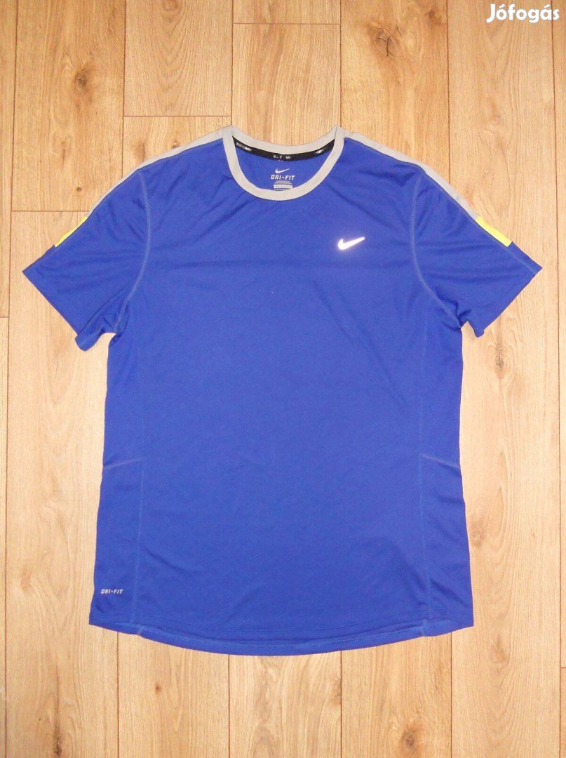 Nike Running kék rövid ujjú póló L-es