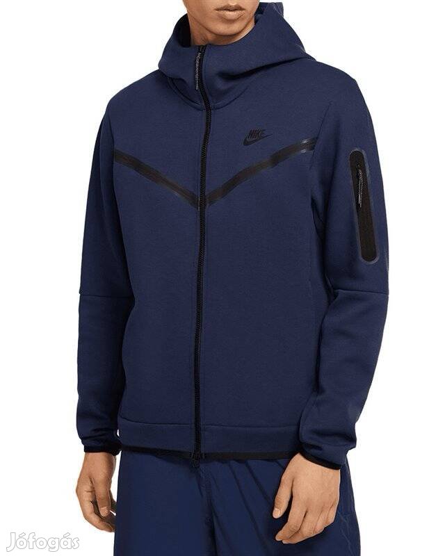 Nike Tech Fleece Pulcsi Sötétkék XXL Új! Eredeti