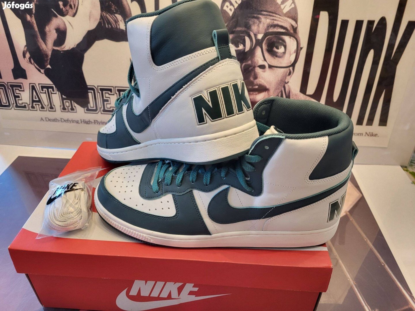 Nike Terminator High Noble Green cipő 47 méret, új eredeti