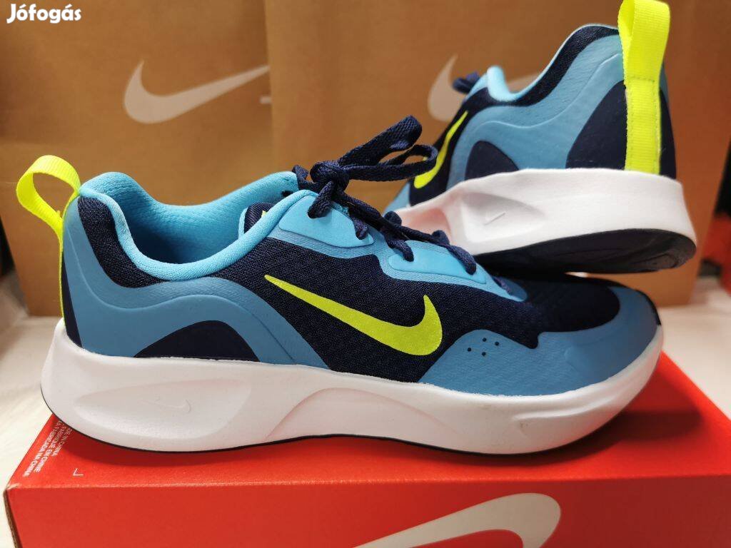 Nike Wearallday kék 38.5-es sport cipő. Teljesen új, eredet