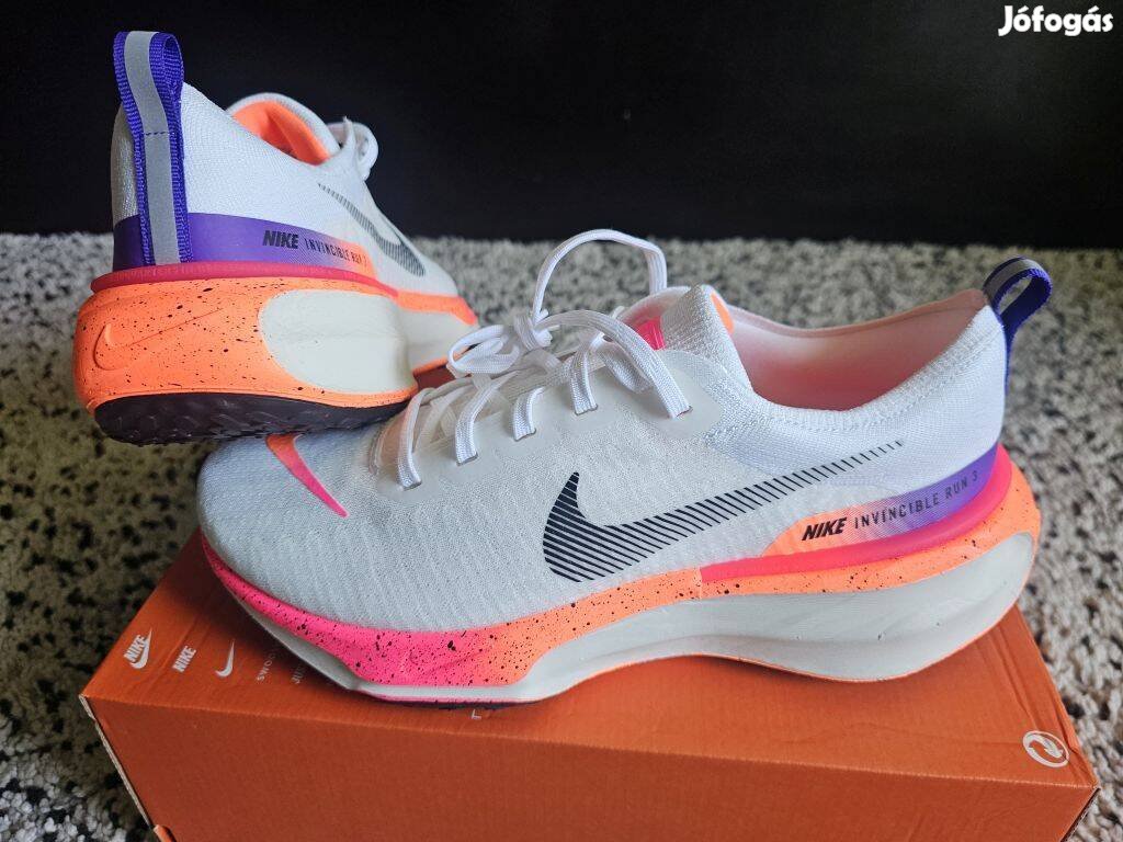 Nike Zoomx Invincible Run 3 FK 43-as futó cipő. Teljesen új, eredeti c