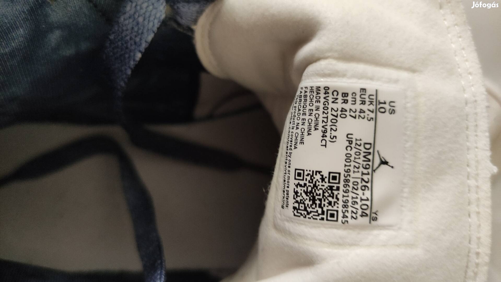 Nike air Jordan 1 férfi sportcipő