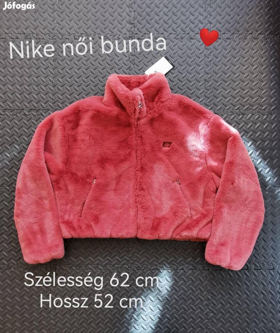 Nike bunda pihe puha női mű szőrme Új 