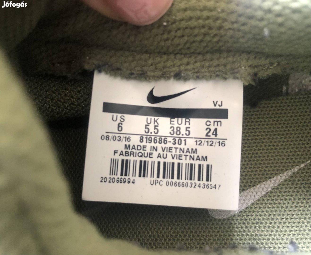 Nike cipő 38.5
