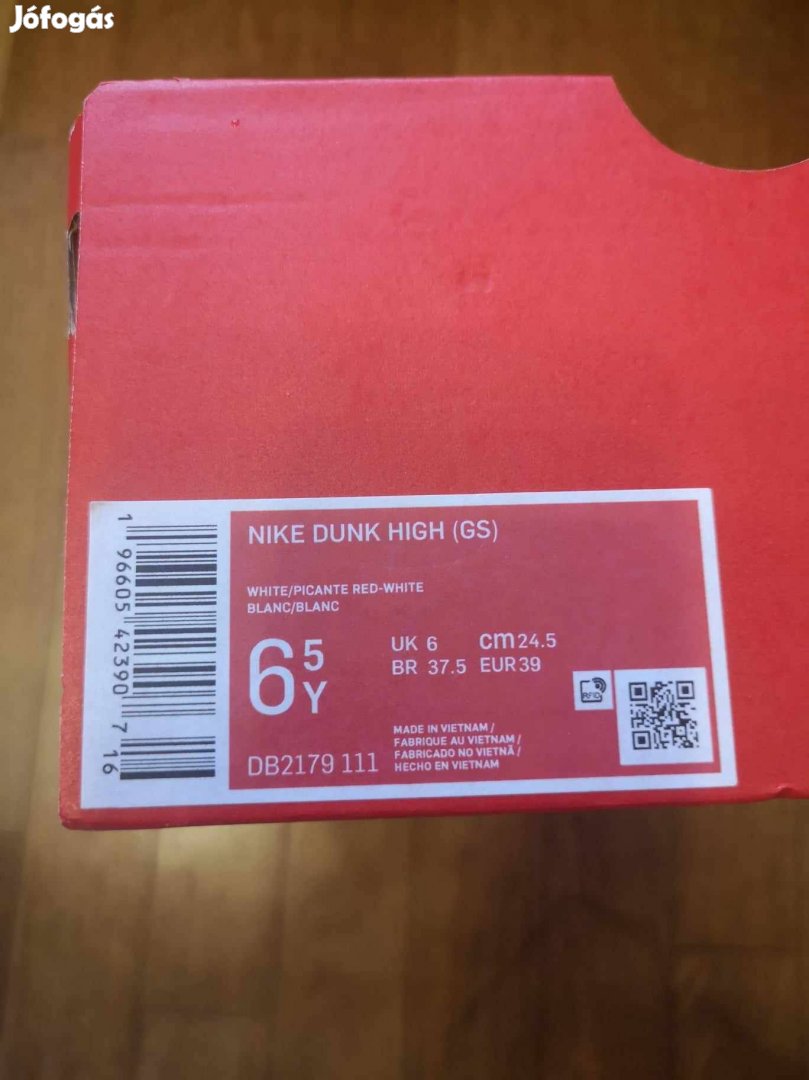 Nike dunk high bth24,5cm(39)