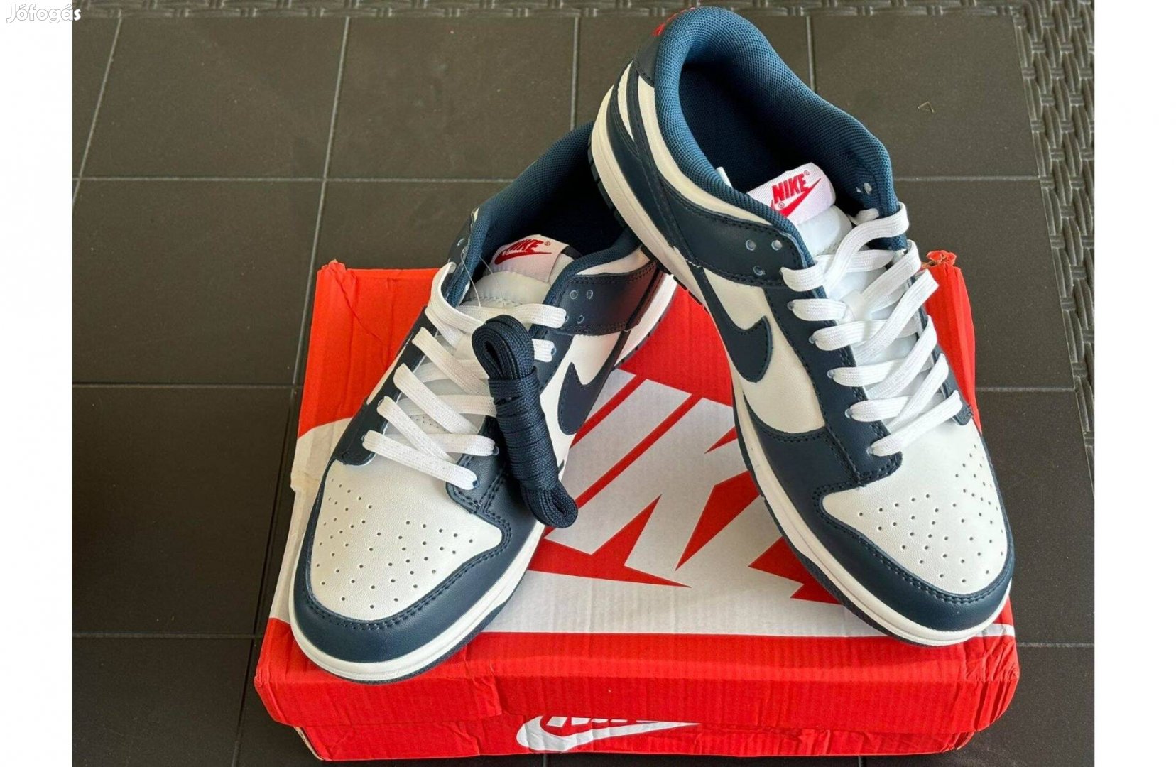 Nike dunk low cipő 42,5 navy(sötétkék)