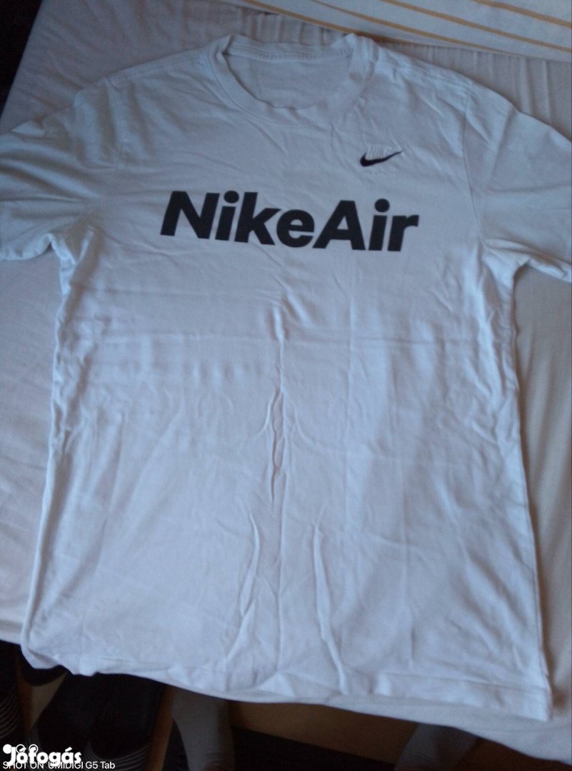 Nike fehér póló M- es