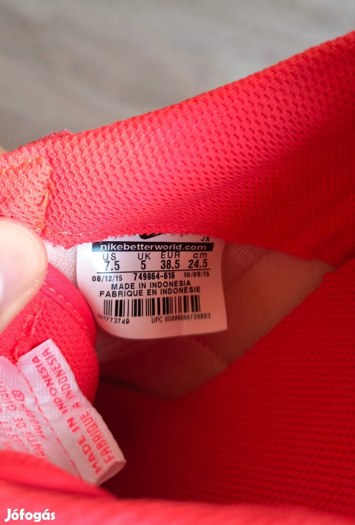 Nike női sportcipő 38.5 méret