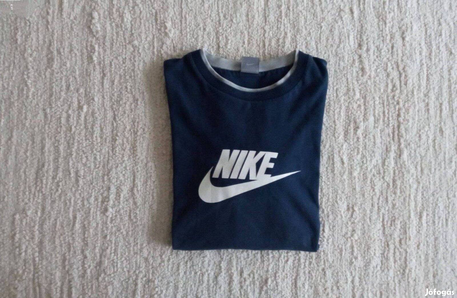 Nike pulóver vékony felső hosszú ijjú póló kék-szürke Méret: XL ( ~L )