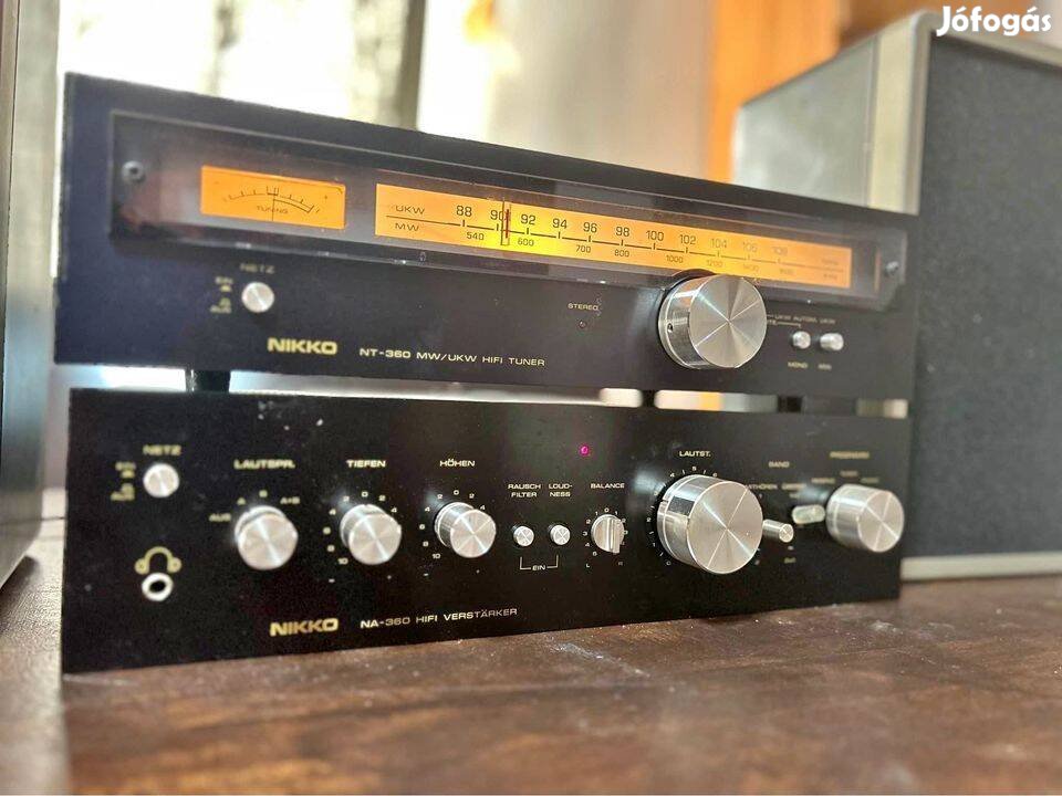 Nikko NT-360 erősítő és tuner