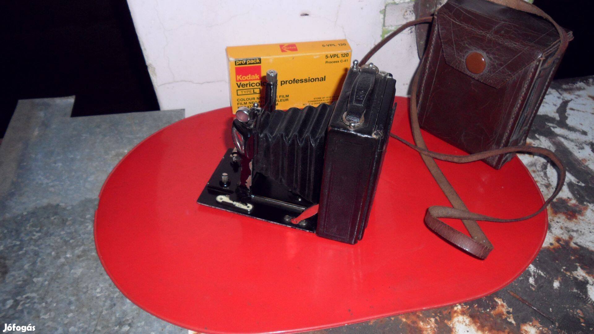 Niklas 109 Ica Dresden lemez kamera összecsukható vintage antik
