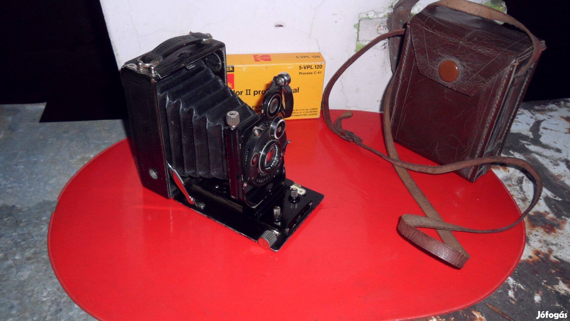 Niklas 109 Ica Dresden lemez kamera összecsukható zseb vintage