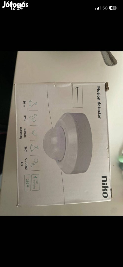 Niko Swiss Garde 360 Premium AP 30 m mozgásérzékelő