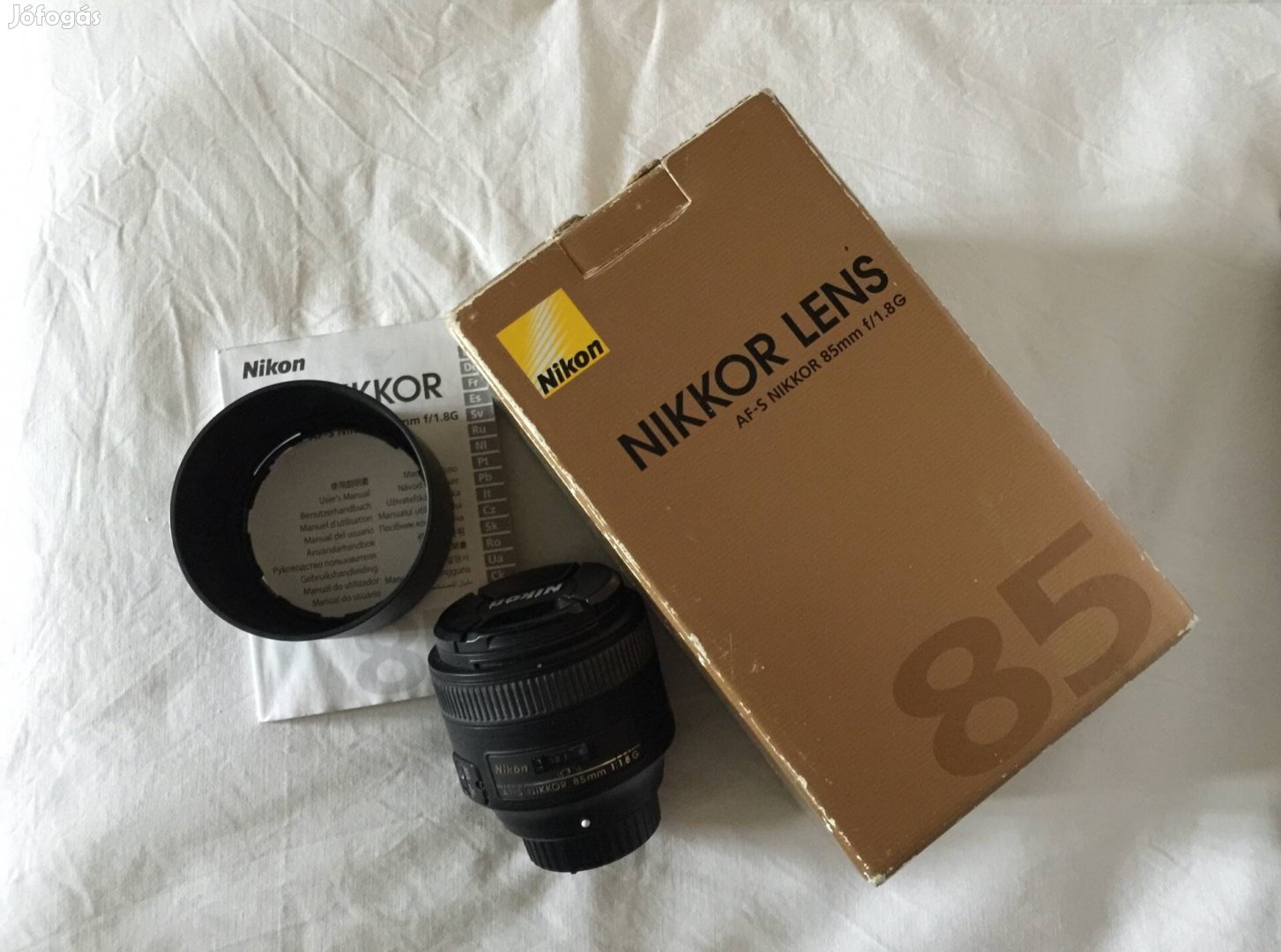 Nikon 1.8/85 AF-S portréobjektív eladó