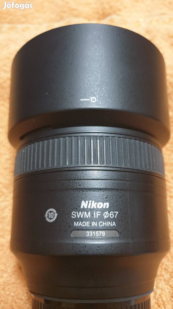 Nikon 85mm 1.8g újszerű 500expo