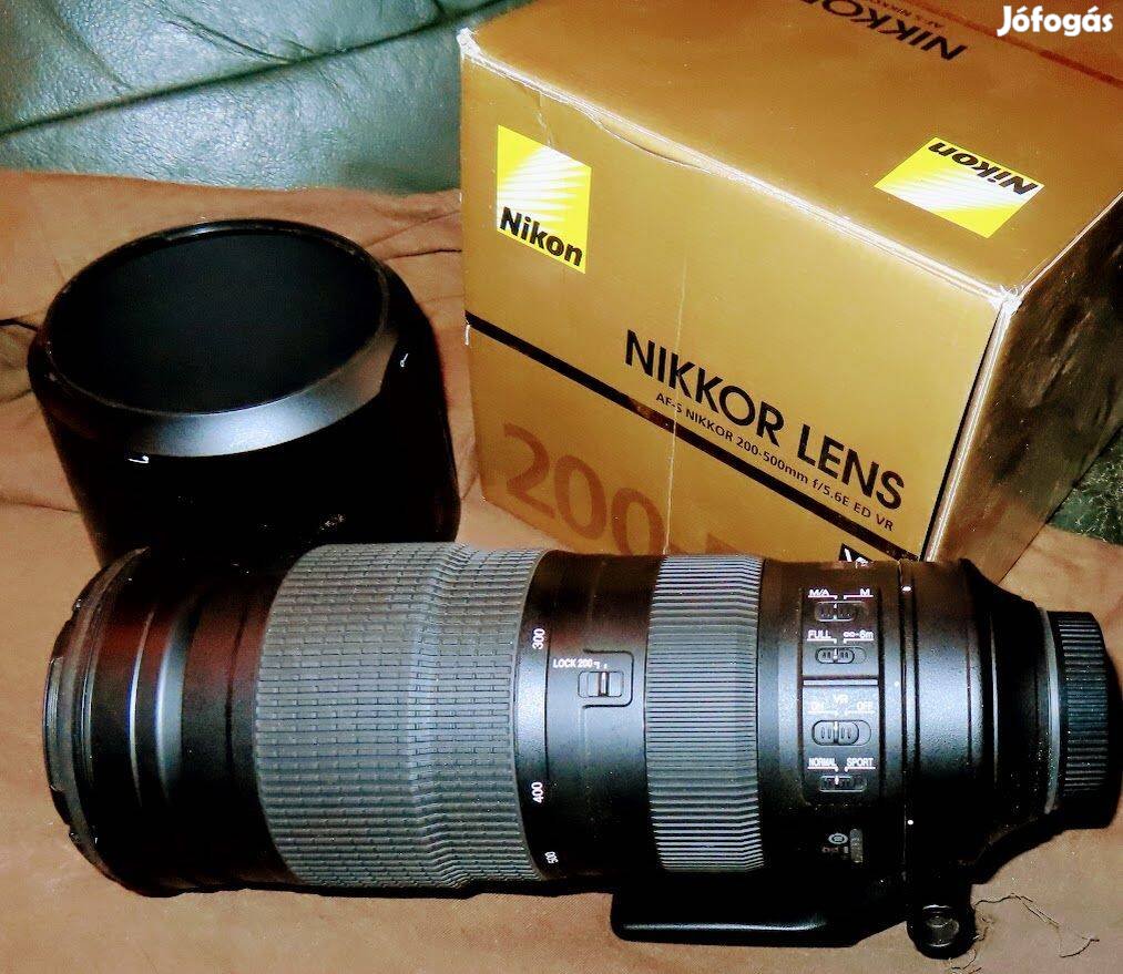 Nikon AF-S 200-500 mm f5.6,E ED VR