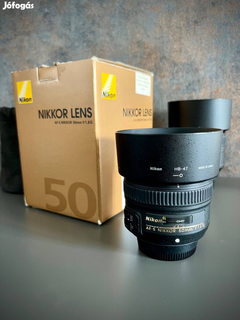 Nikon AF-S 50mm f/1.8G újszerű