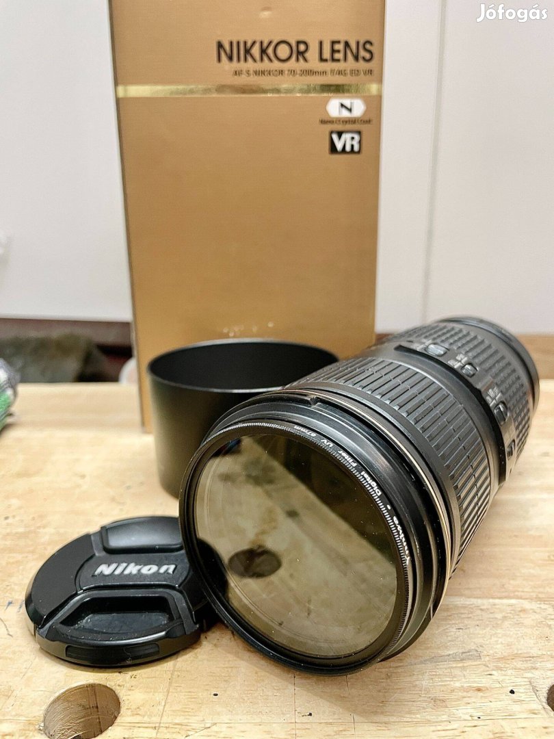 Nikon Af-S Nikkor 70-200 f4G ED VR objektív