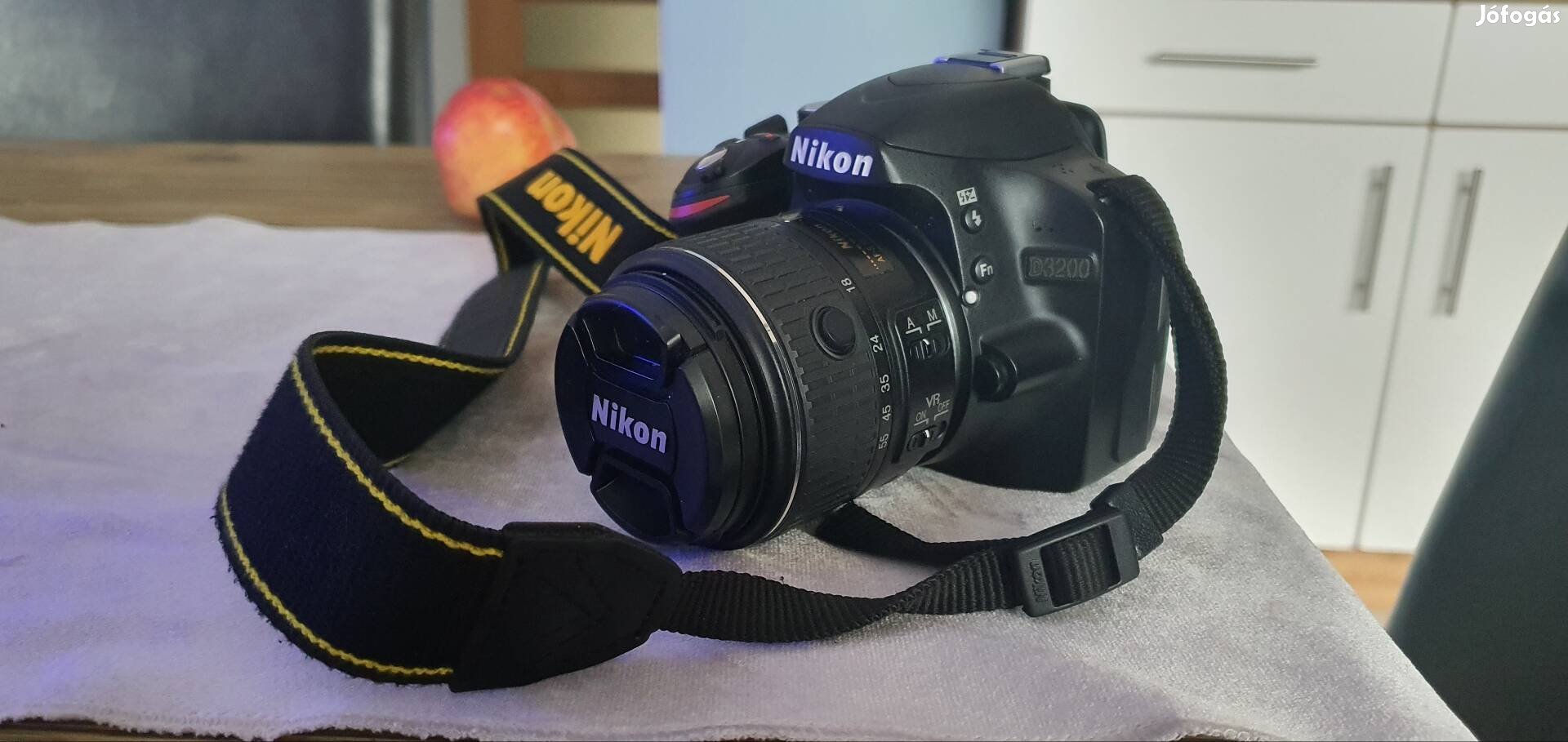 Nikon D3200 fényképezőgép.