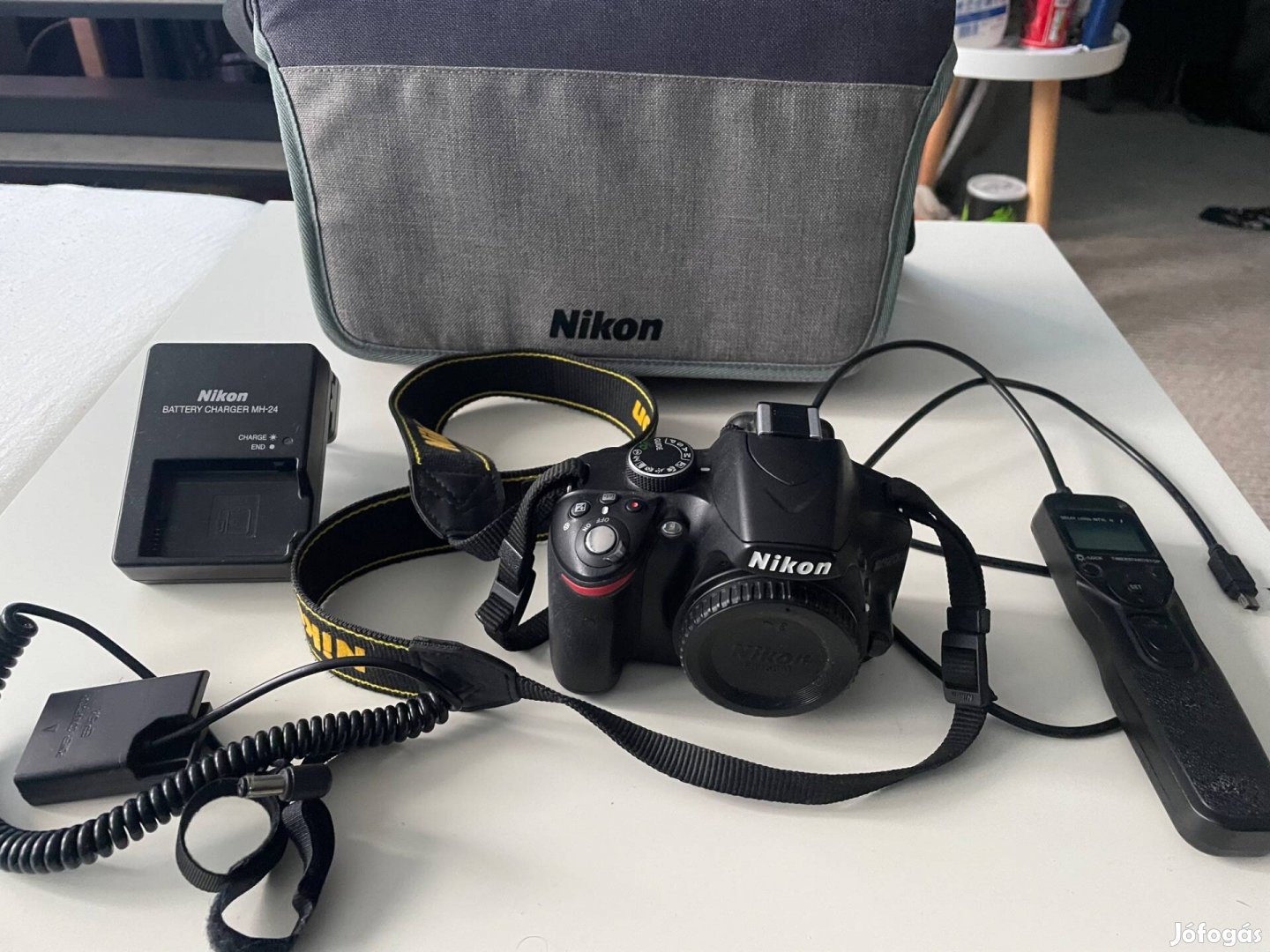 Nikon D3200 váz + időzítő + dummy battery 10683 expo