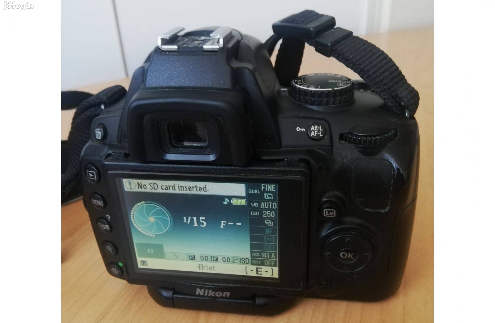 Nikon D5000 digitális fényképezőgép,optika nélkül eladó!PS Vita csere!