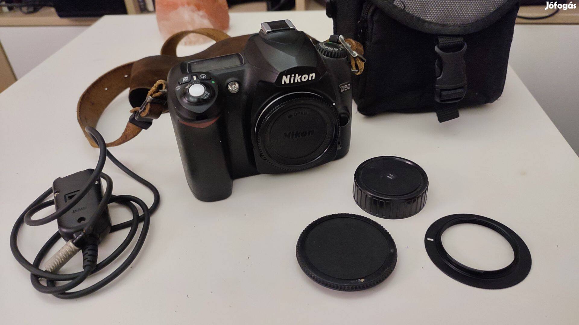 Nikon D50 kevés expo + Gyári doboza + ezmegaz