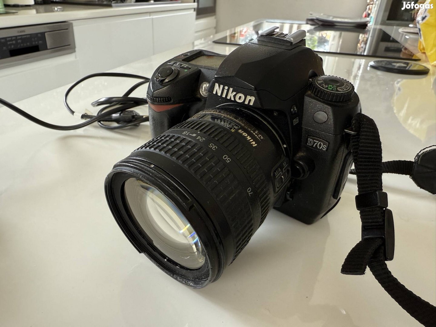 Nikon D70s 18-70 sérült objektívvel