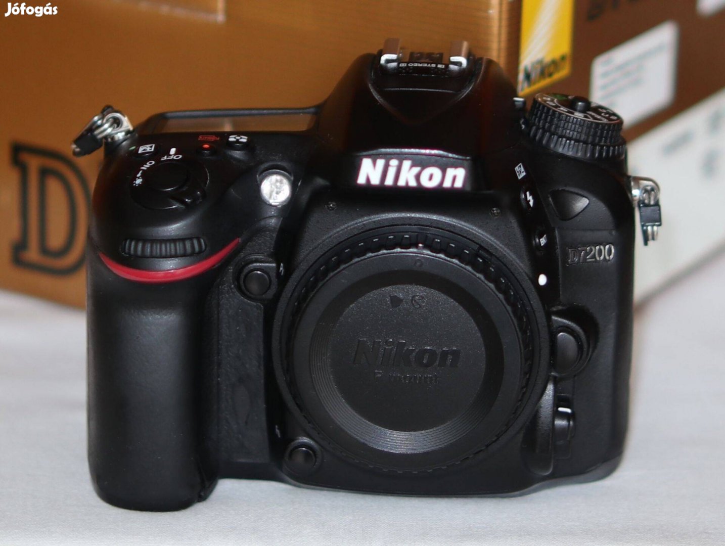 Nikon D7200 dobozában