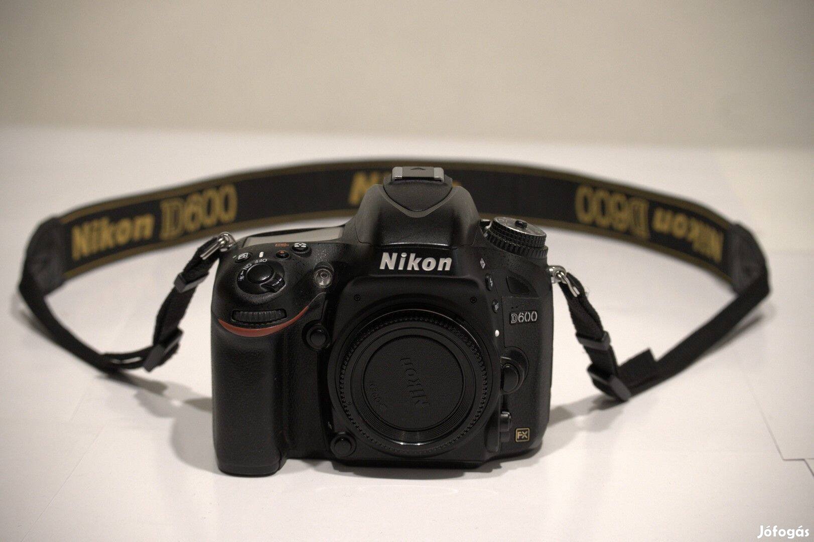 Nikon D 600-as fényképezőgép