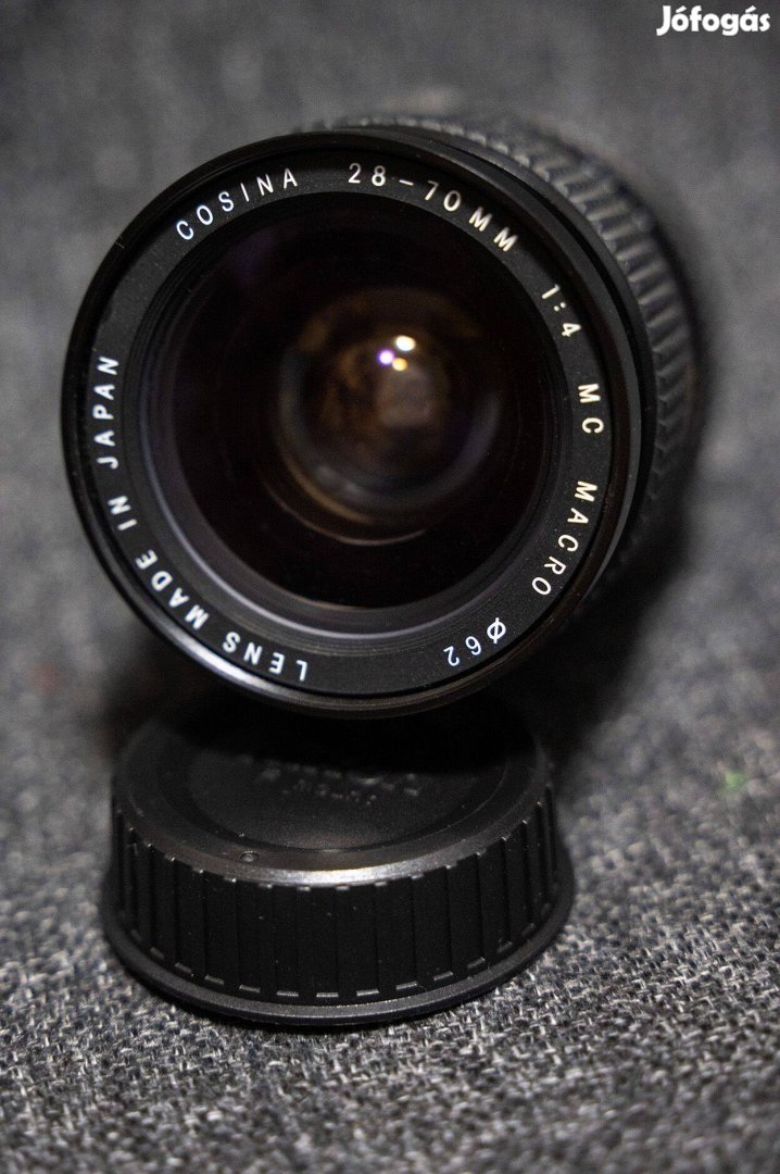 Nikon E / F Cosina 28-70 f4 zoomobjektív MC Macro