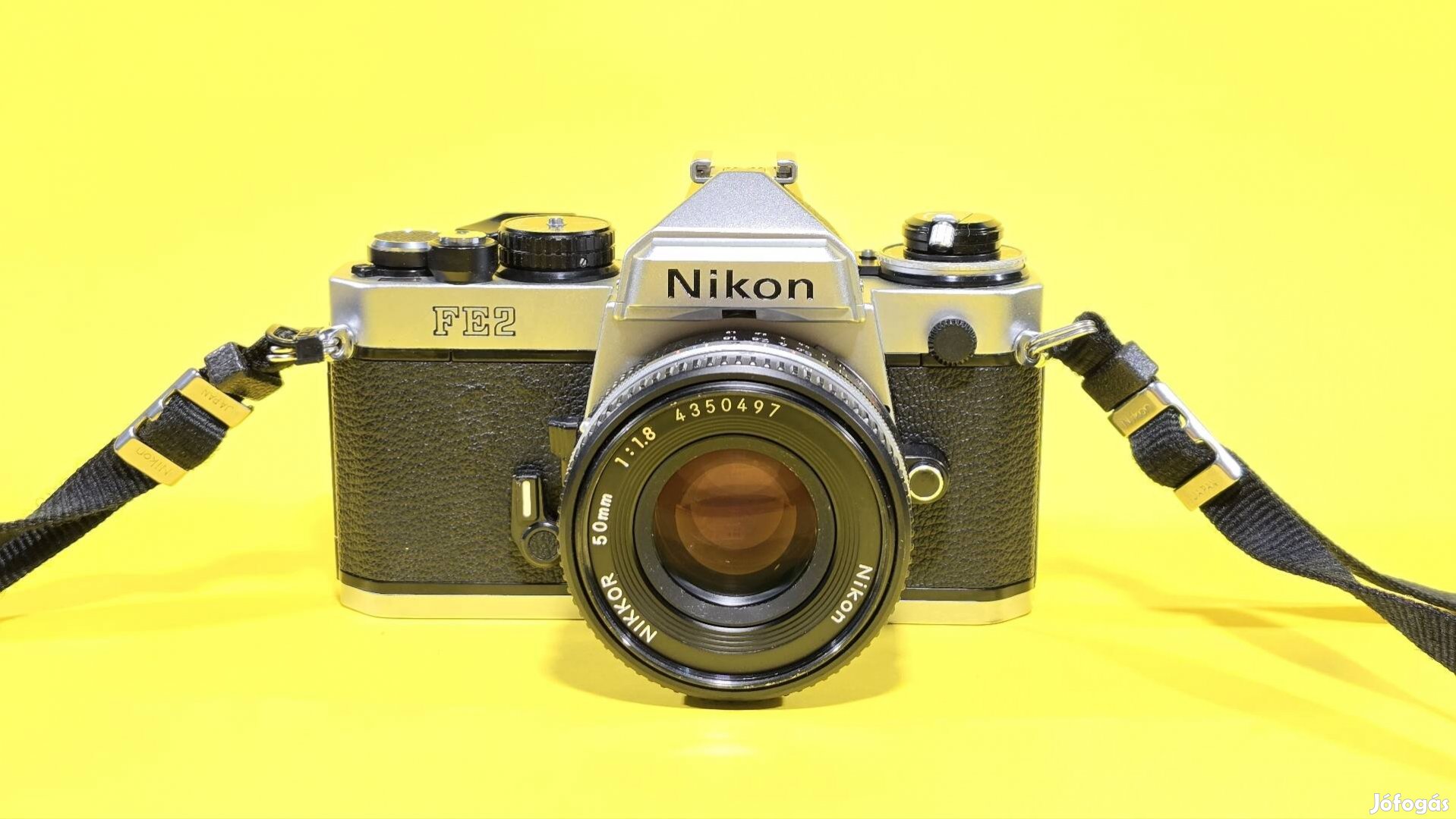 Nikon FE2 fényképezőgép nikkor 1.8 50mm ais 