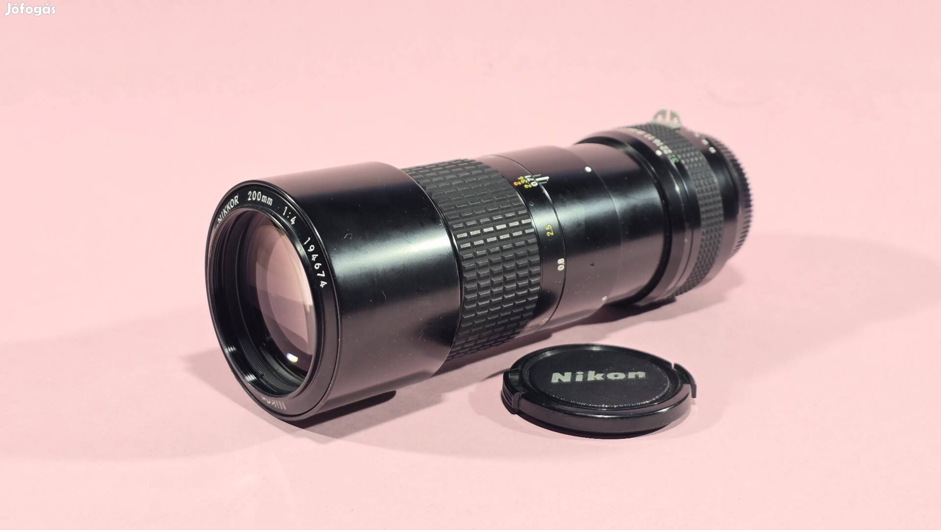Nikon Micro Nikkor 4/200mm ai objektív makró 200mm