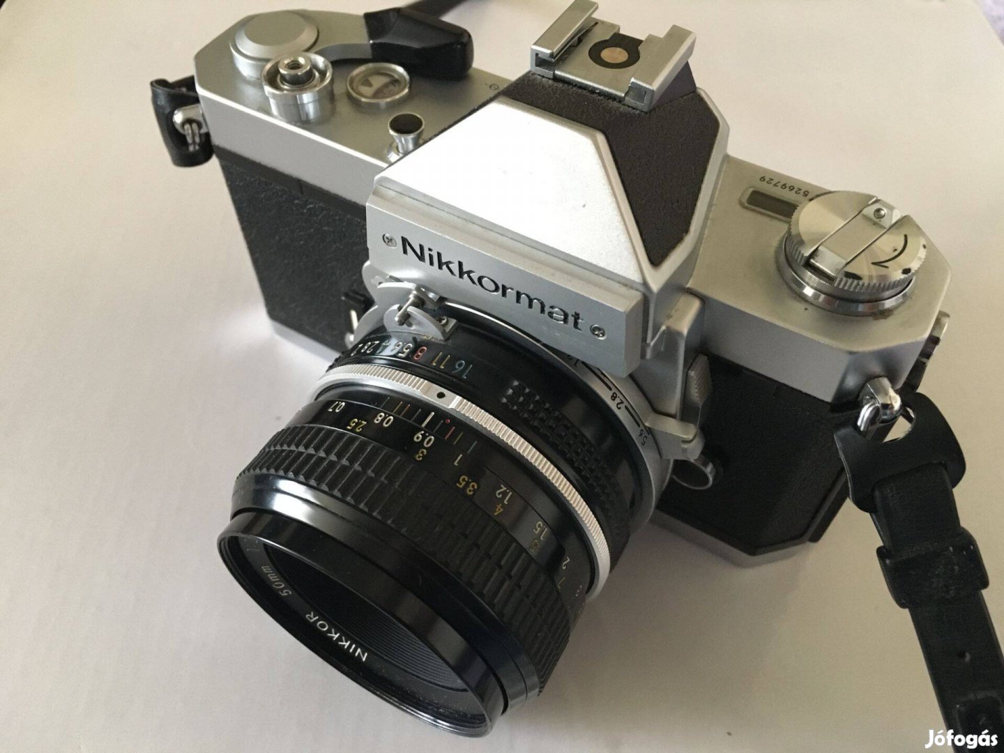 Nikon Nikkormat fényképezőgép Nikon 2/50 AI objektívvel eladó