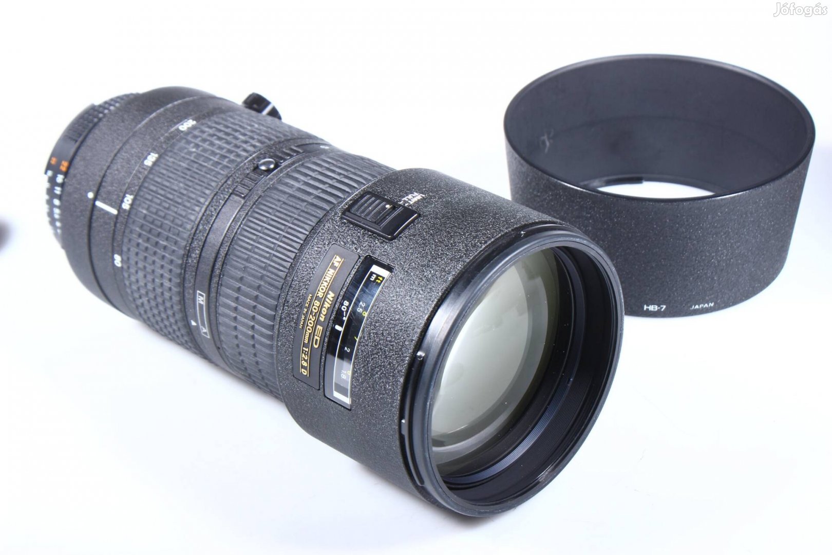Nikon af nikkor 80-200mm 2.8 ED D objektív 