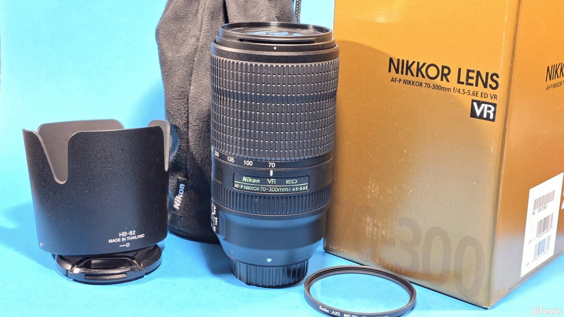 Nikon af-p 70-300mm VR E objektív 70-300 