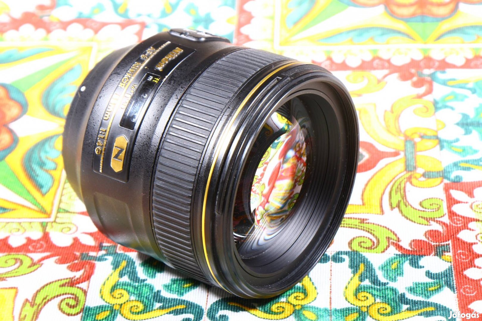 Nikon af-s nikkor 1.4 85mm G nikkor objektív 