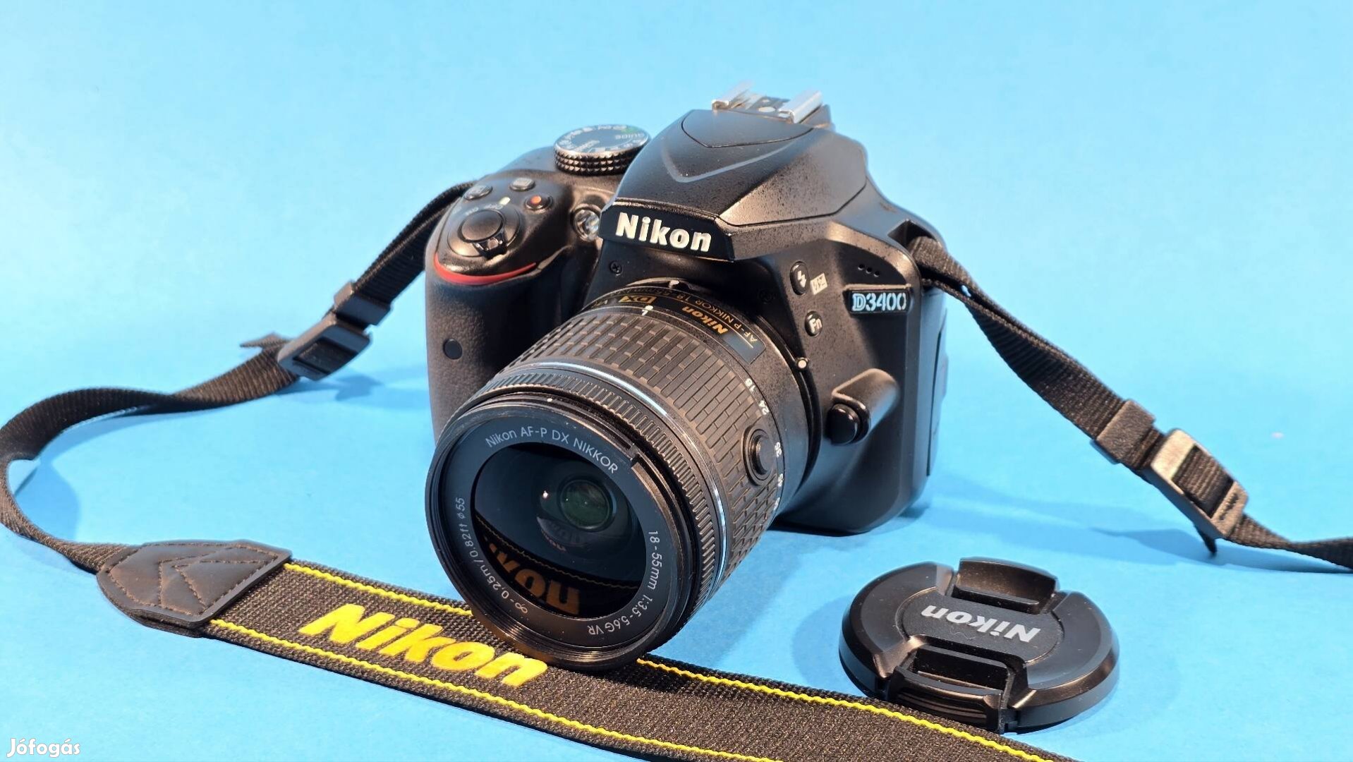 Nikon d3400 fényképezőgép 18-55mm vr 11000expó