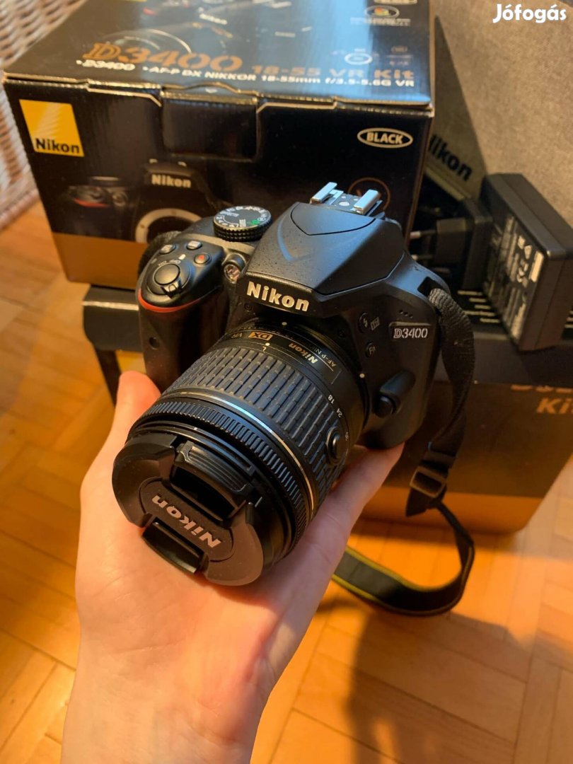 Nikon d3400 fényképezőgép/ kamera