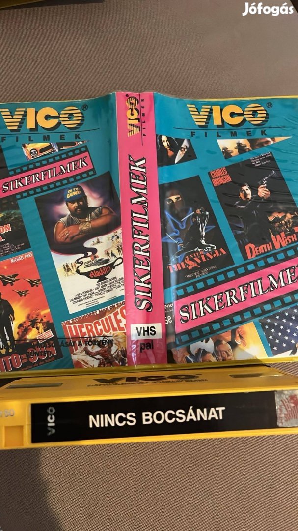 Nincs bocsánat vhs kazetta Bud Spencer