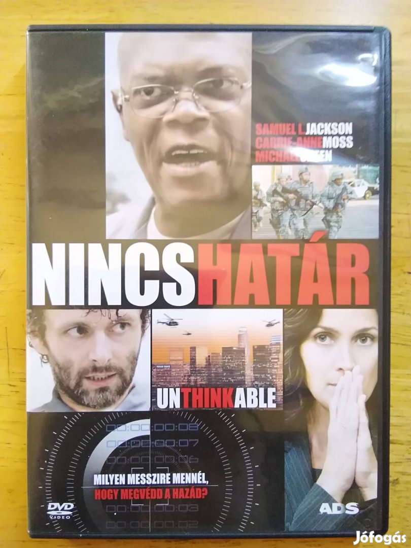 Nincs határ újszerű dvd Samuel L Jackson 