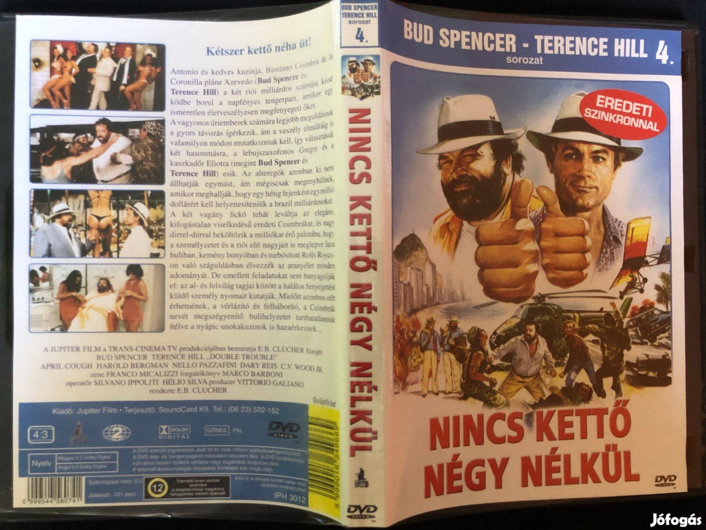 Nincs kettő négy nélkül (Bud Spencer, Terence Hill) DVD