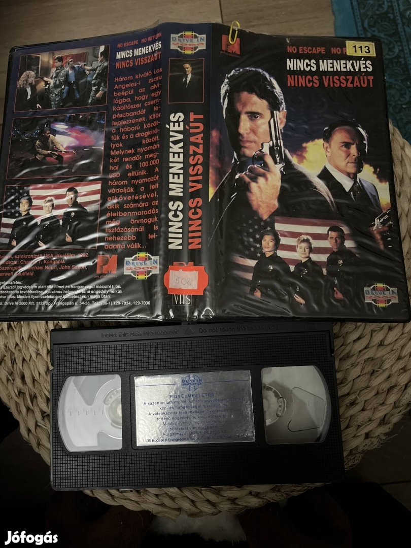 Nincs menekvés nincs visszaút vhs film