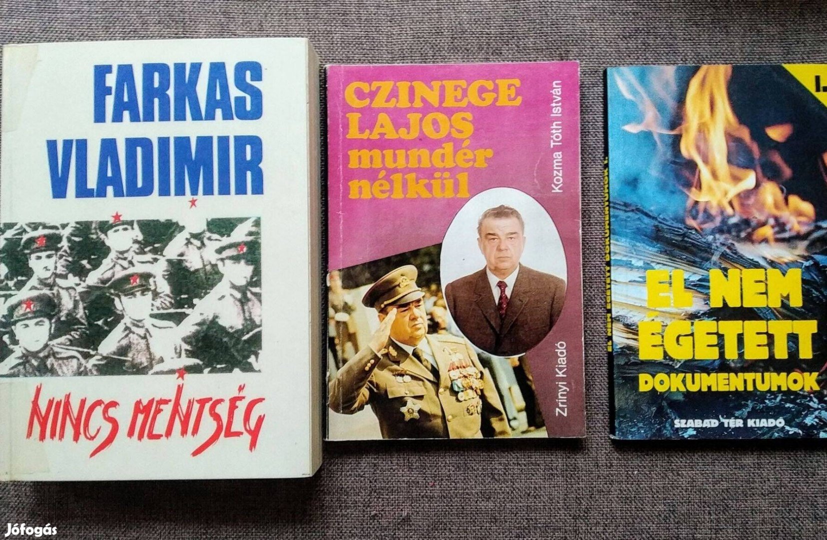 Nincs mentség Farkas Vladimir,El nem égett dokumentumok