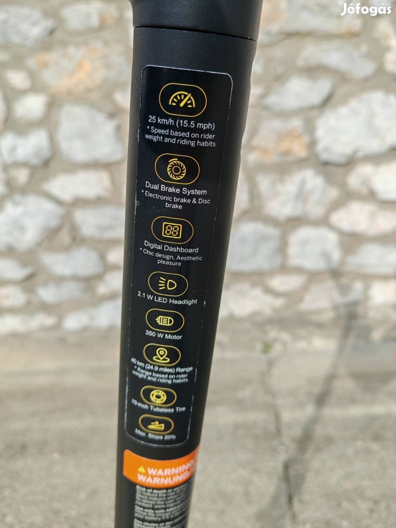 Ninebot F40E elektromos roller Kickscooter Segway