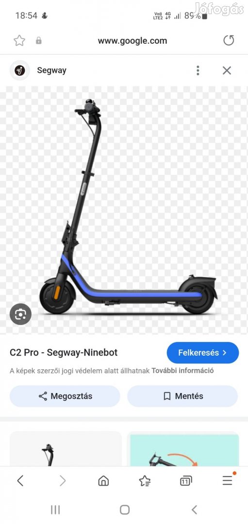 Ninebot Kickscooter C2 Pro-gyerek roller