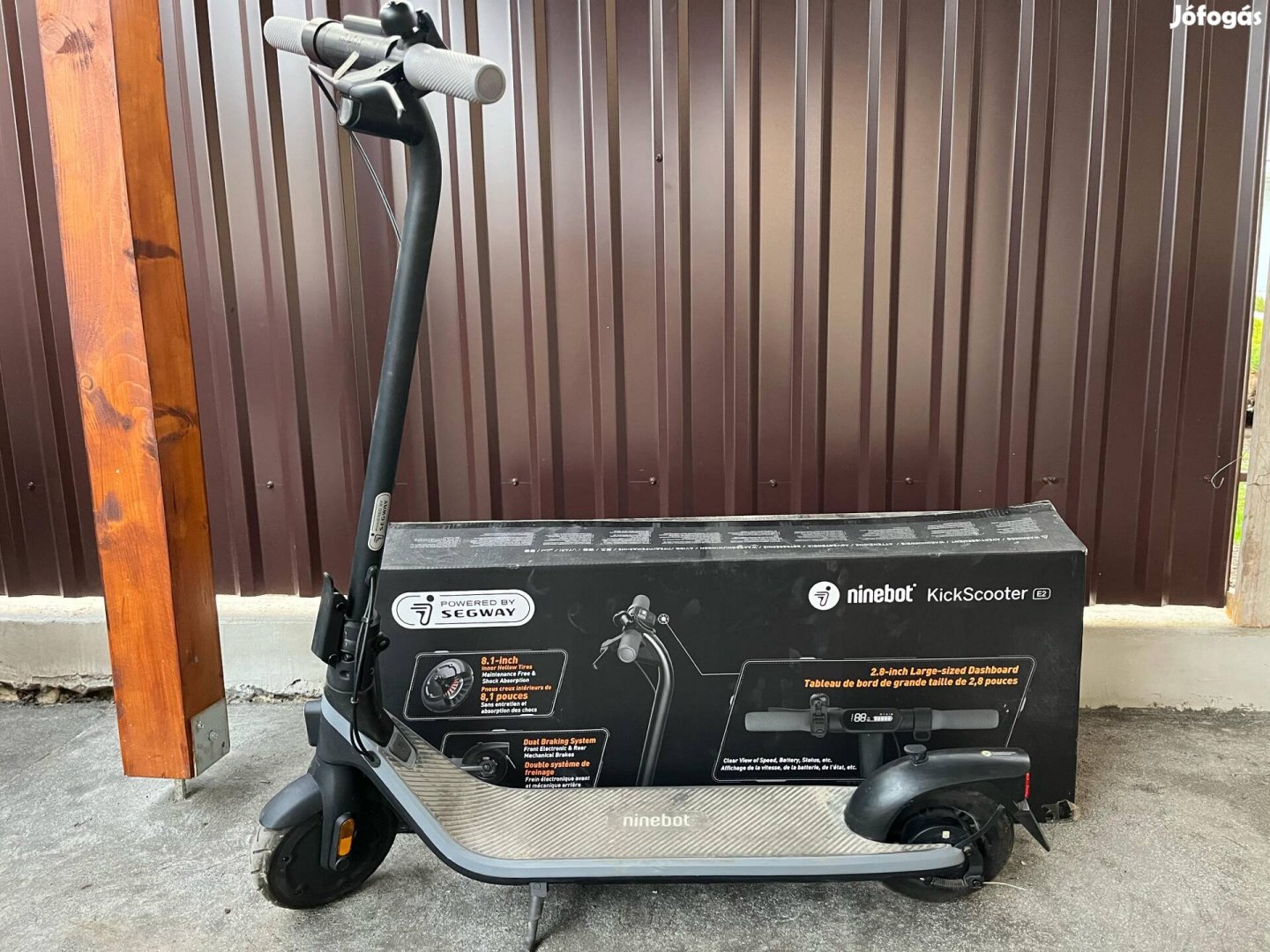 Ninebot kickscooter e2 elektromos roller