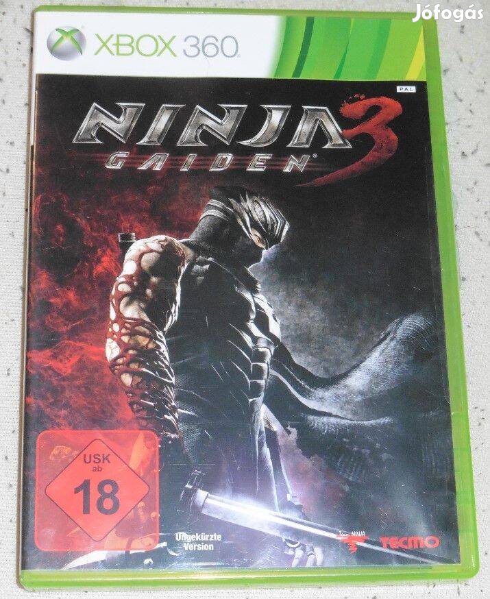 Ninja Gaiden 3. (akció, Kaland, Kardos) Gyári Xbox 360 Játék akár félá