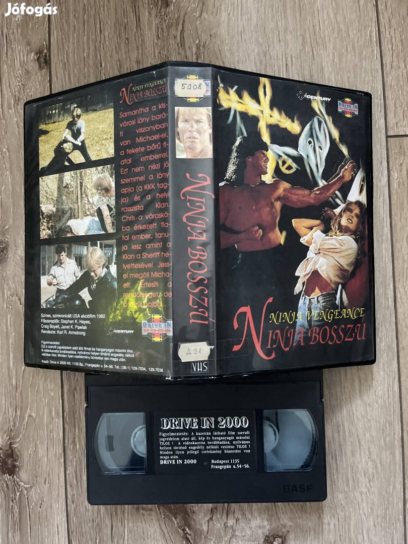 Ninja bosszú vhs. 