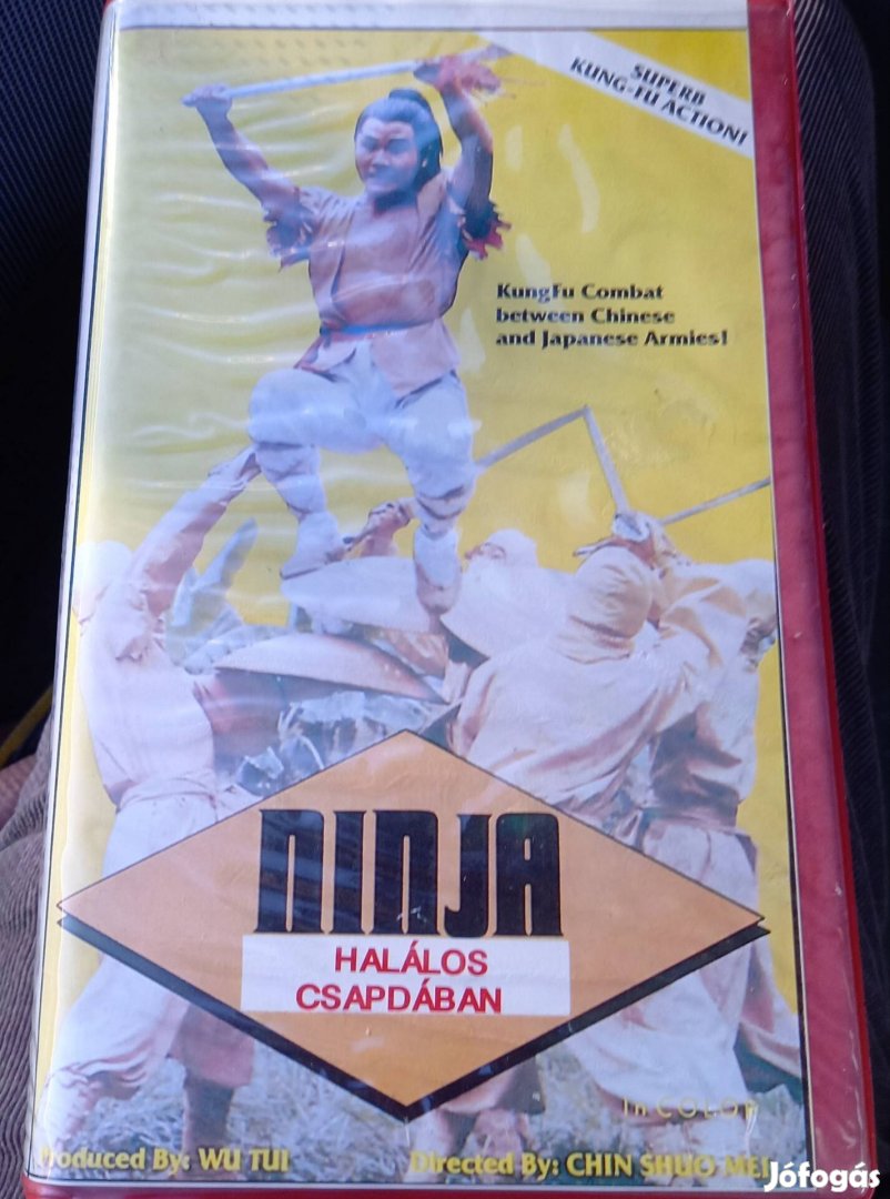 Ninja halálos csapdában  - akció vhs - nagytok