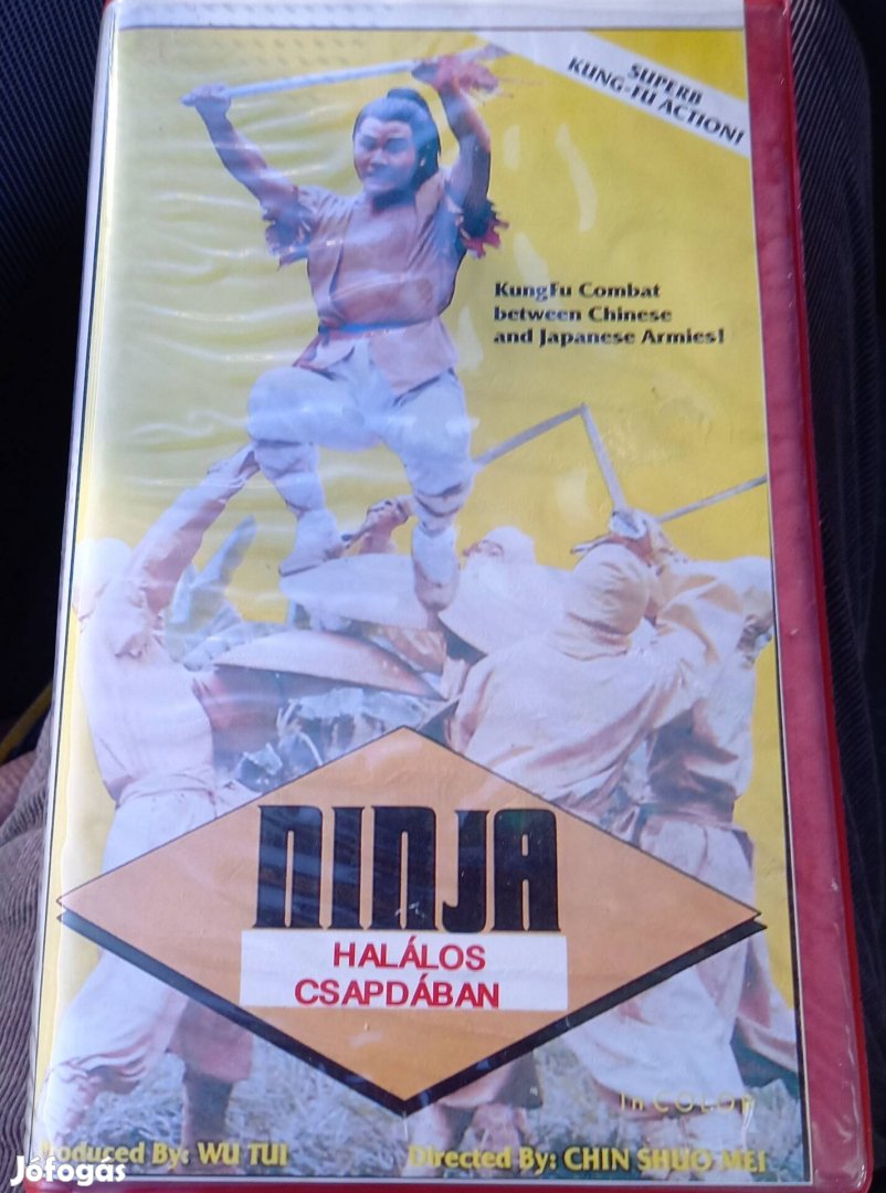 Ninja halálos csapdában - akció vhs - videorent